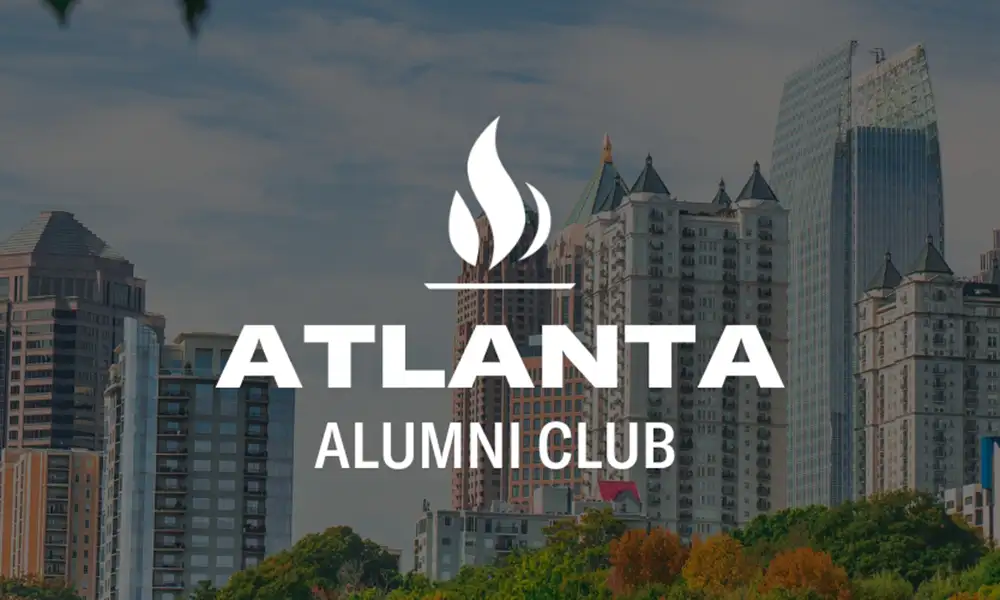 Atlanta Alumni Club [Photo of Atlanta skyline in background]