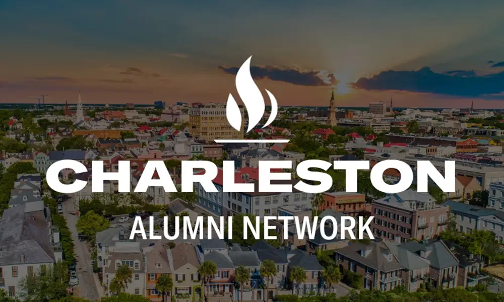 Charleston Alumni Network [photo of Charleston skyline in the background]