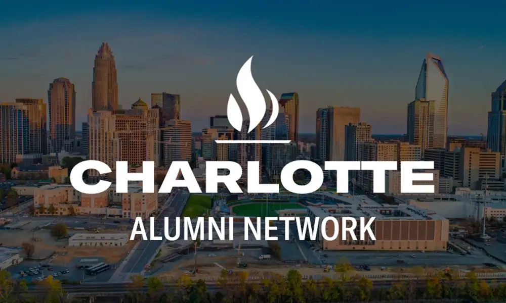 Charlotte Alumni Network [photo of Charlotte skyline in the background]