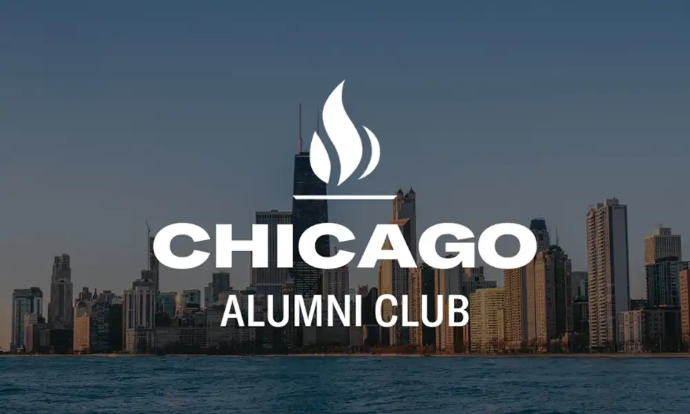 Chicago Alumni Club [photo of Chicago skyline in the background]