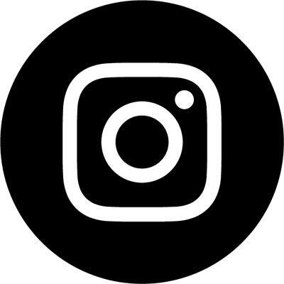 instagram logo in black