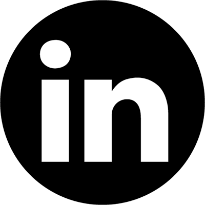 LinkedIn logo in black