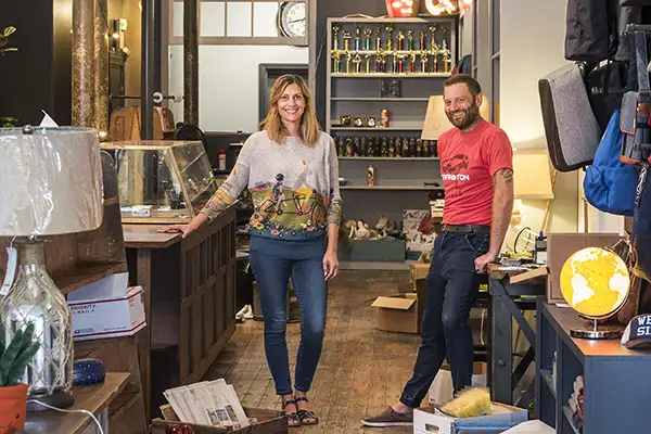 Frog and Toad owner in their store