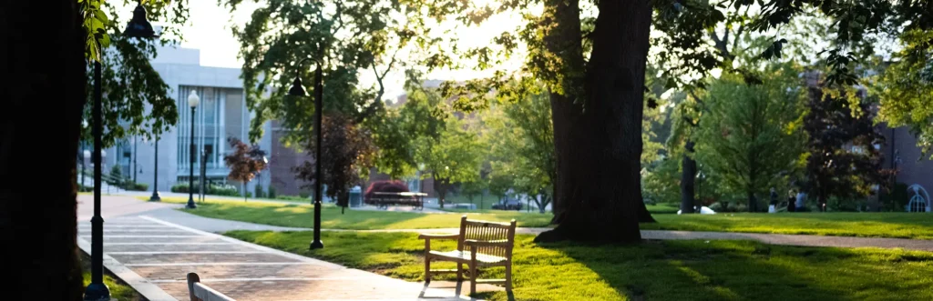 campus walkway