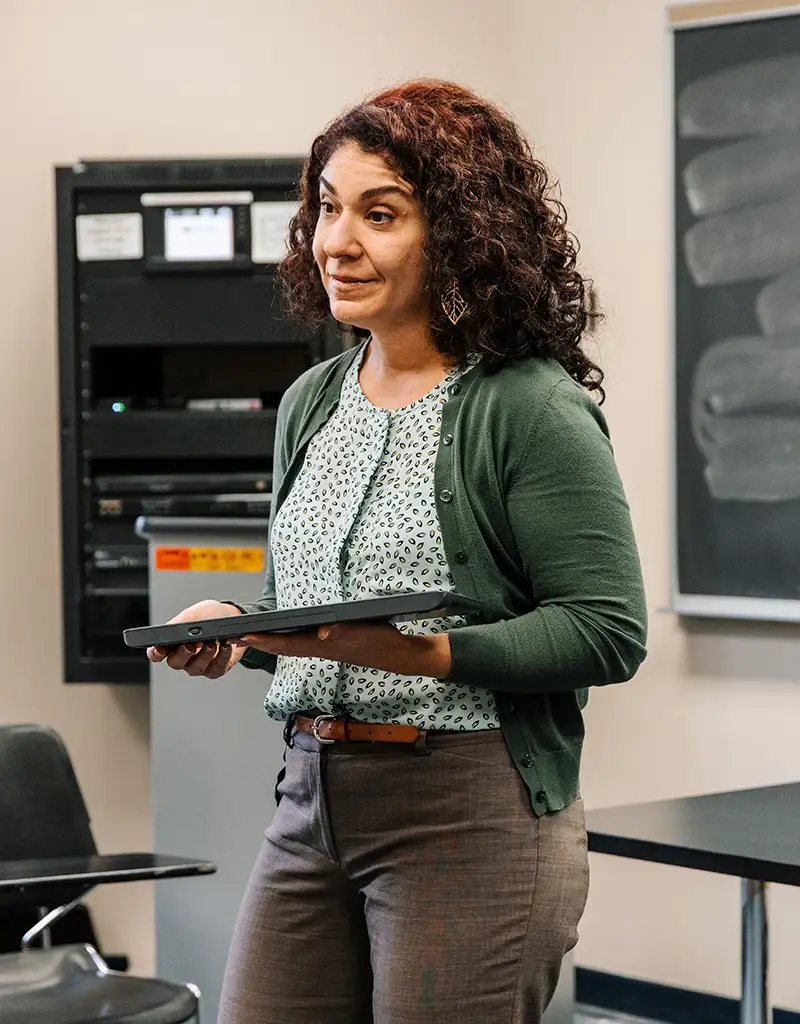 professor teaching a class