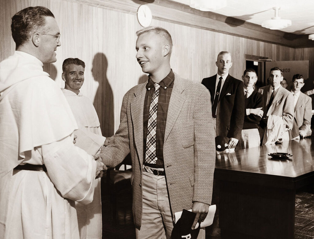 father quigley at orientation