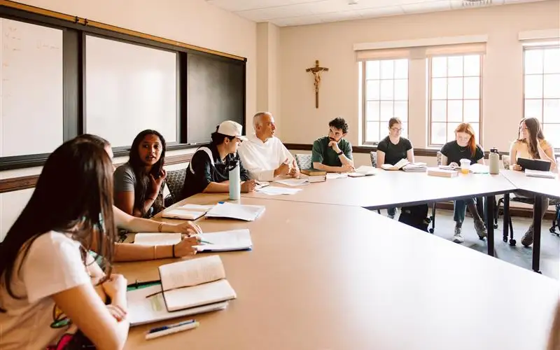 students in class
