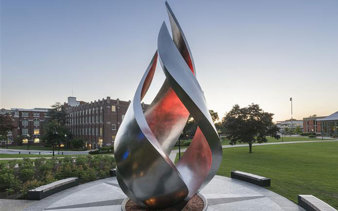 torch on campus