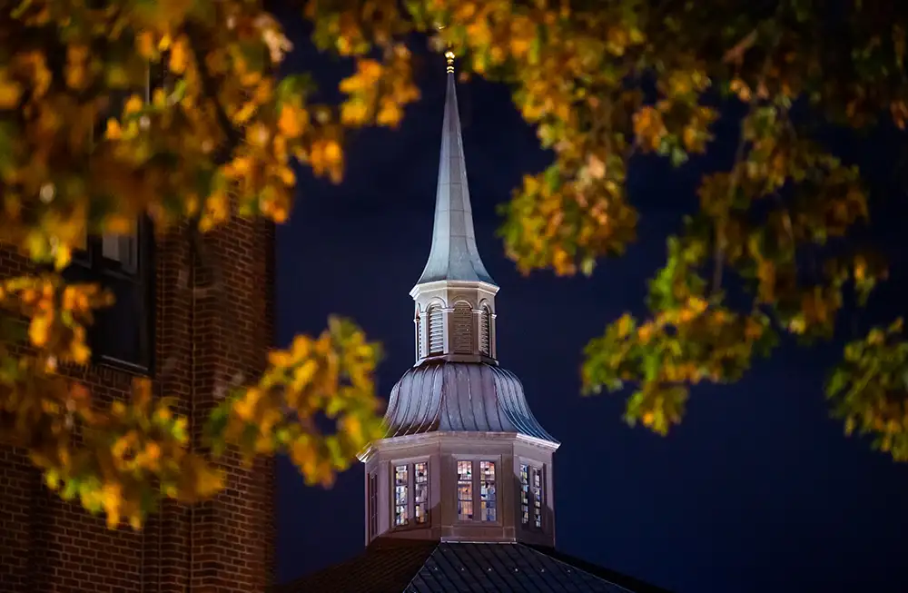 St. Dominic Chapel at night