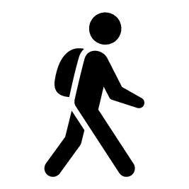 icon of person walking