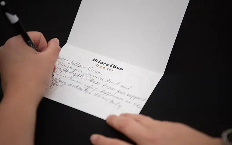thank you note