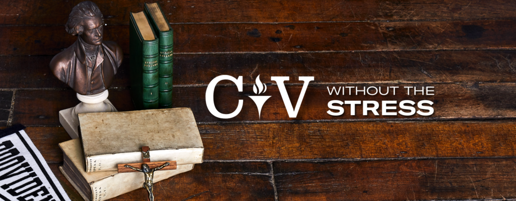 civ without the stress banner with academic objects nearby